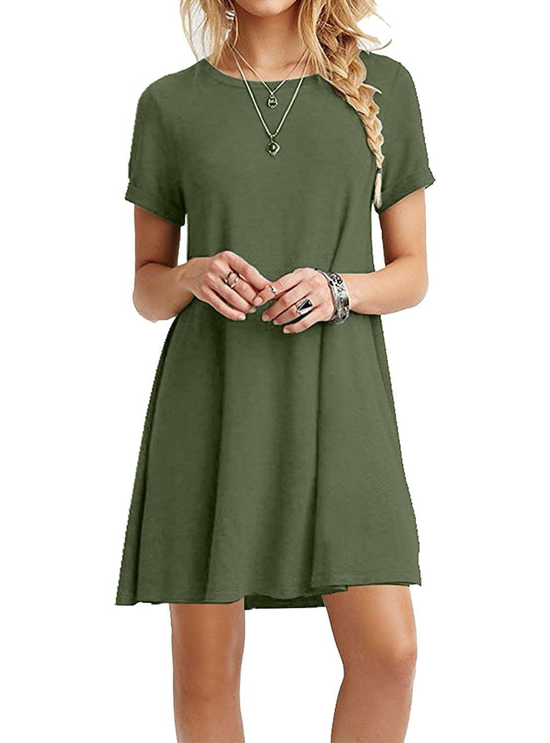 Cowgirl Chic Casual Short Sleeved Dress | Comfortable & Stylish Cowgirl Dress Country in My Heart