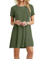 Cowgirl Chic Casual Short Sleeved Dress | Comfortable & Stylish Cowgirl Dress Country in My Heart