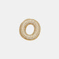 EmberLuxe "Glimmer" Bubble Letter Pendant (L-U) Ivory Embers