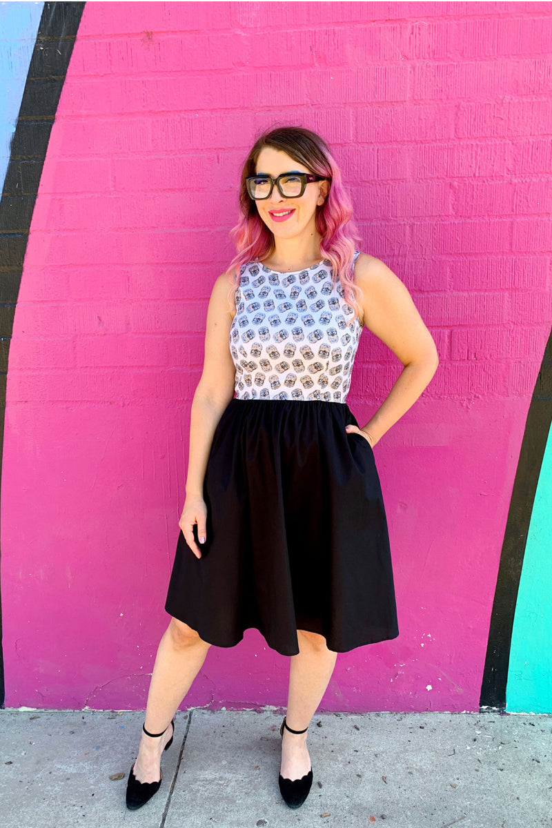 Hedgehog Twofer Dress Retrolicious