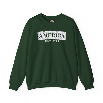 America Est. 1776 Crewneck Sweatshirt The Devil's Pickle