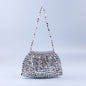 Handmade Flat Beads Woven Large Dumpling Fashion Trendy One-shoulder Handbag See size chart under “more details” The Fashion Celestial