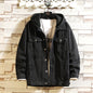 Women's Oversized Washed Denim Jacket – Hooded Loose Korean Style FitiqueFit