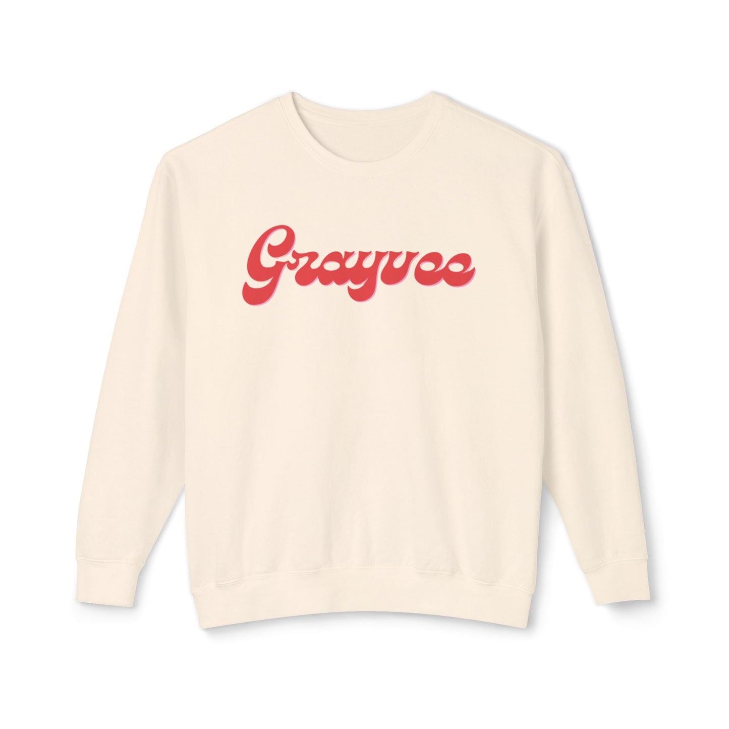 Unisex Lightweight Crewneck Sweatshirt "Grayvee" Grayceful LLC