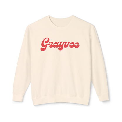 Unisex Lightweight Crewneck Sweatshirt "Grayvee" Grayceful LLC