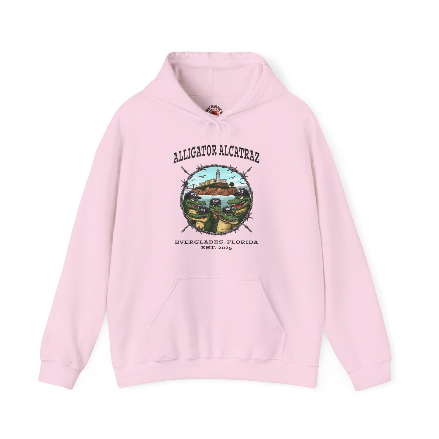Alligator Alcatraz Hooded Sweatshirt The Devil's Pickle