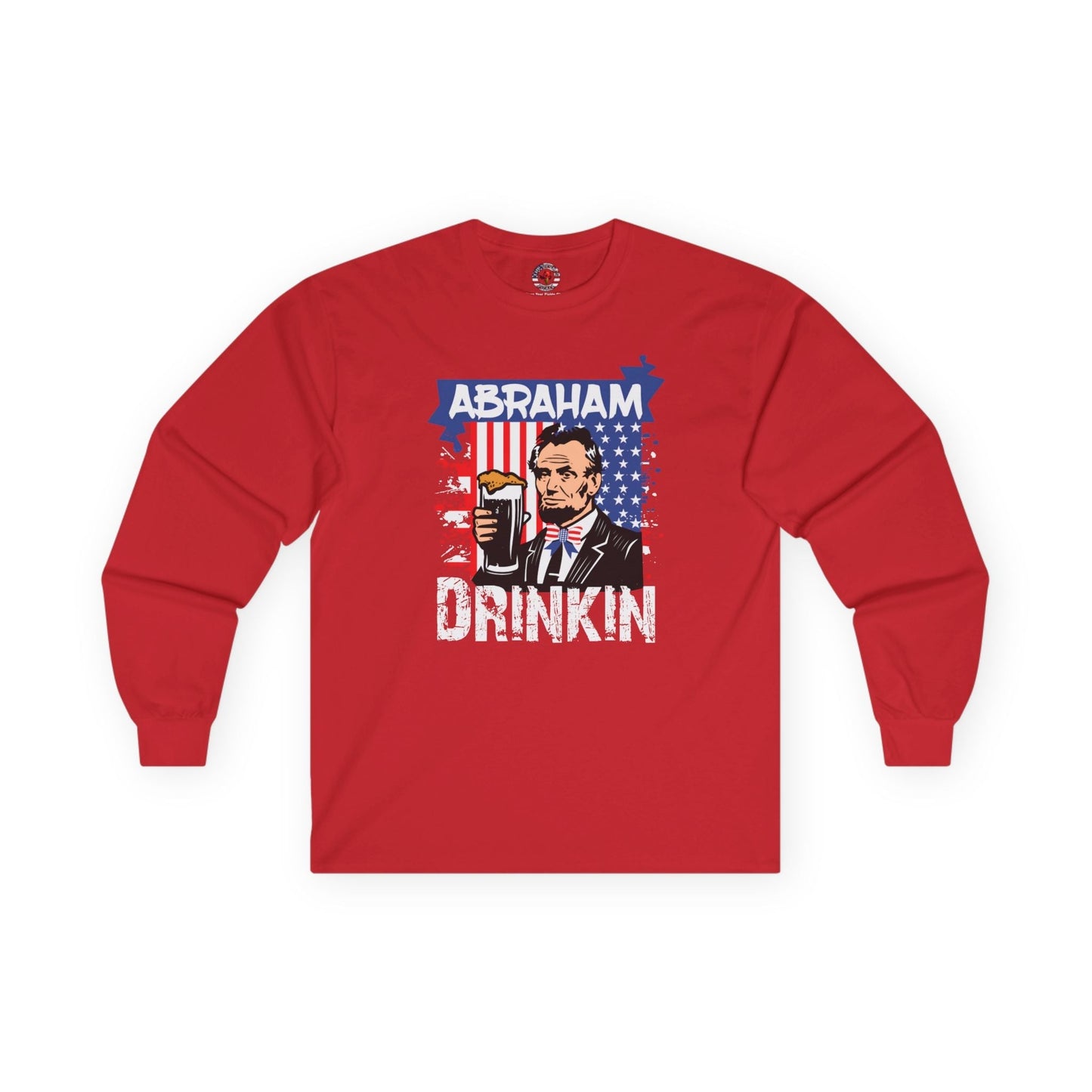 Abraham Drinking Long Sleeve Tee The Devil's Pickle