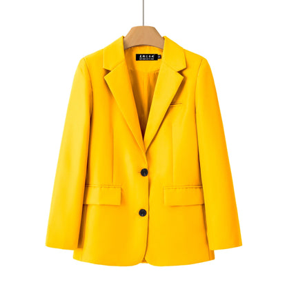Women's Casual Chic Plaid Coat – Long Sleeve Pocket Jacket FitiqueFit