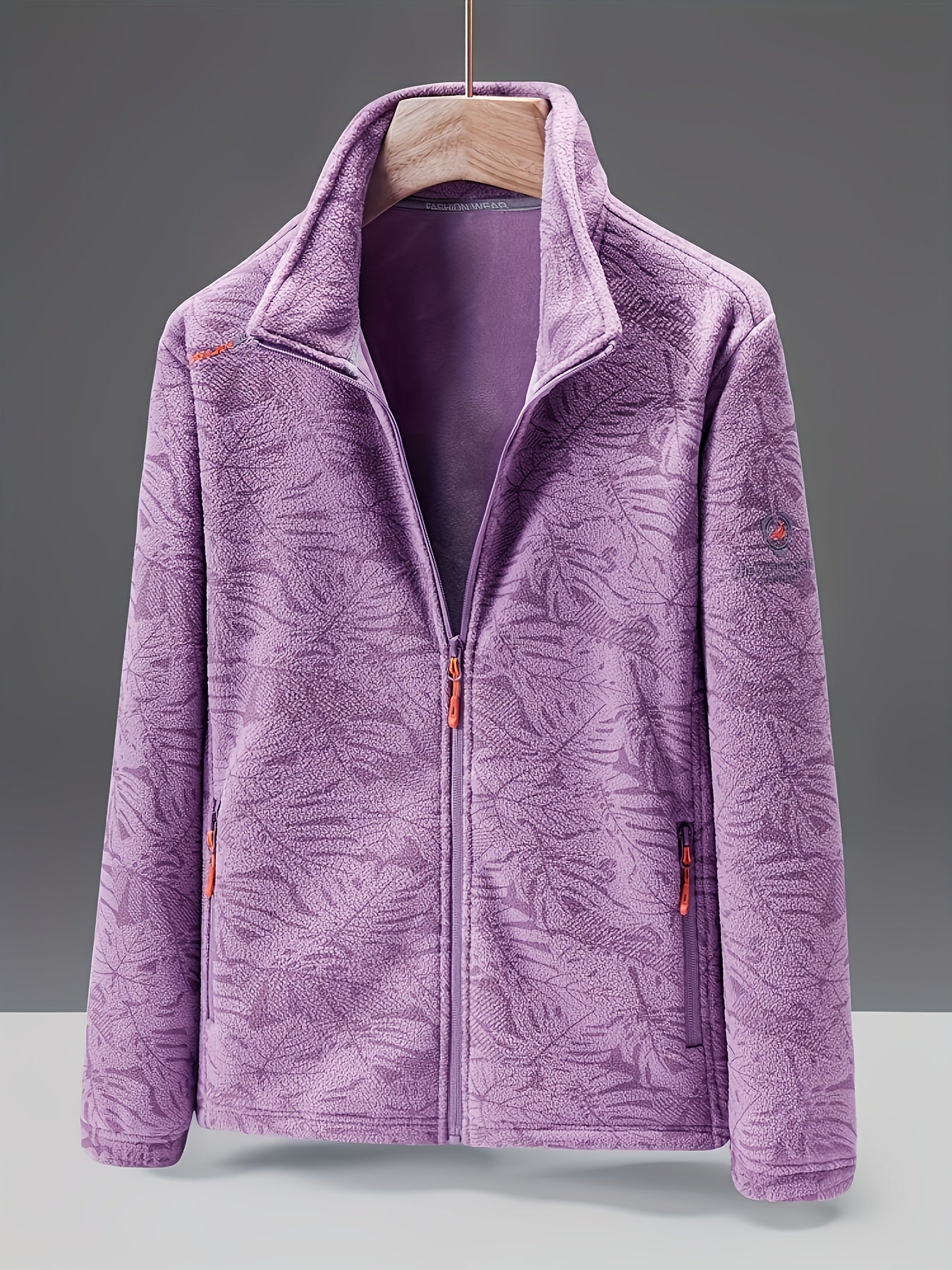 Women's winter sports stand up collar zipper jacket, lightweight, soft and warm, camouflage with zipper pocket, fashionable and versatile NovaCart