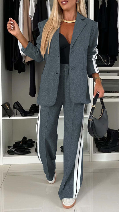 Women’s Elegant Solid Color Suit Set FitiqueFit
