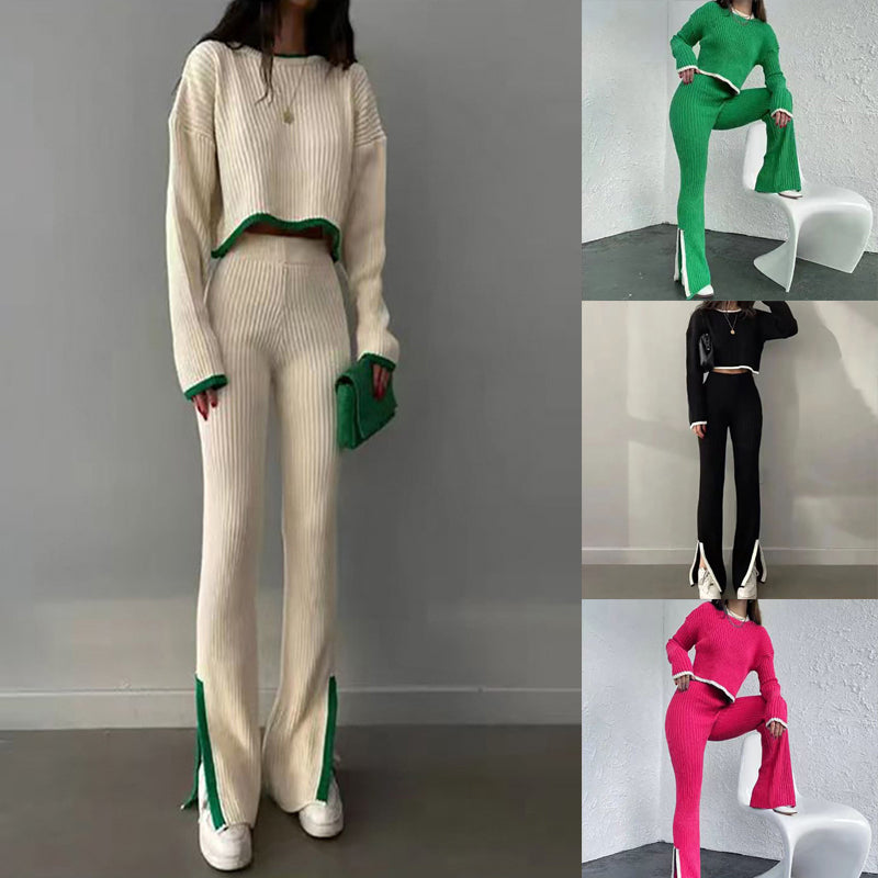 Women’s Casual Color-Block Two-Piece Set FitiqueFit