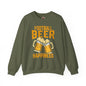 Football Beer and Happiness Crewneck Sweatshirt The Devil's Pickle