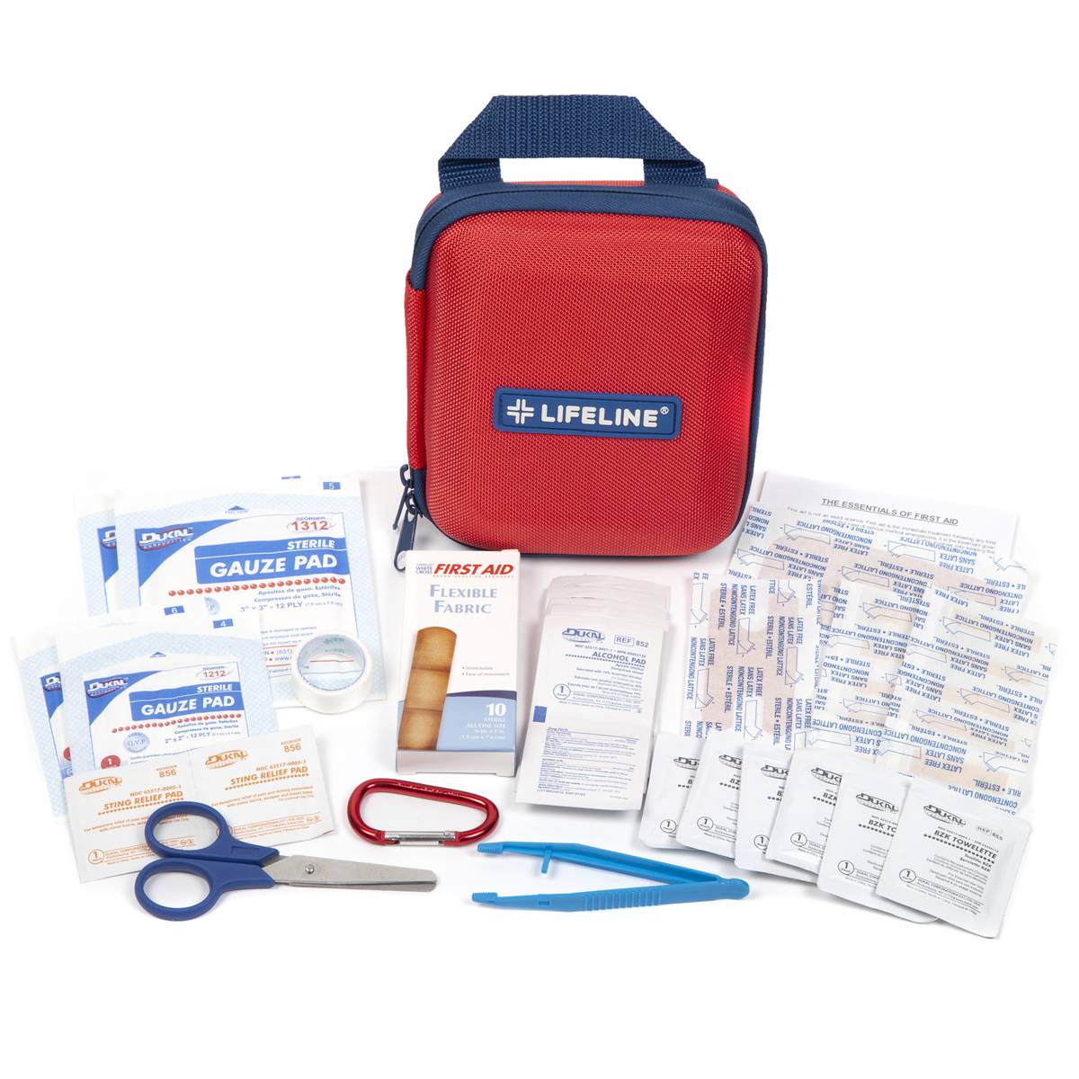 LifeLine First Aid MEDIUM FIRST AID KIT for Basic First Aid quakekits.com
