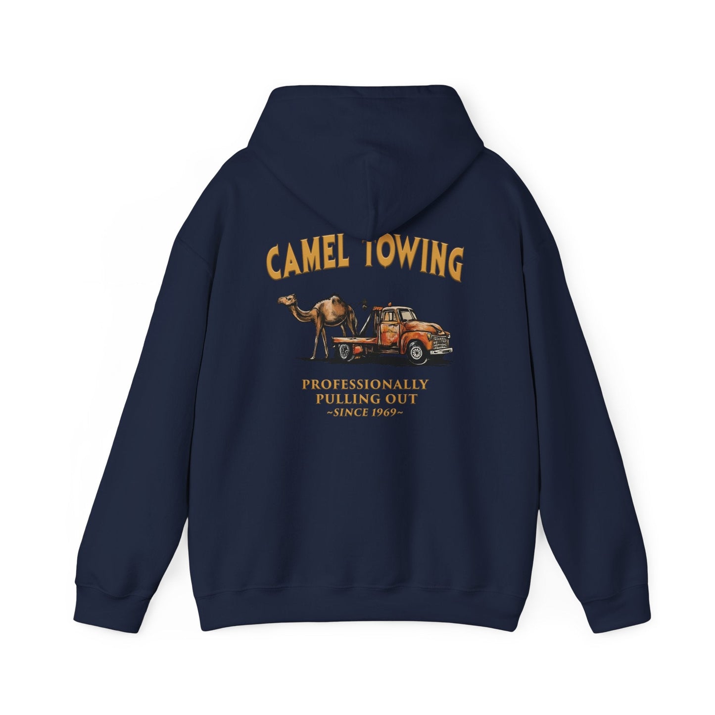 Camel Towing Back Hooded Sweatshirt The Devil's Pickle