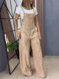 Full Size Wide Leg Washed Denim Overalls Plus Size New Era Fashion LLc