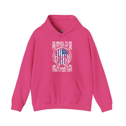 Protecting My 2nd Amendment Rights Hooded Sweatshirt The Devil's Pickle