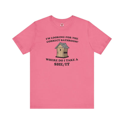 I'm Looking For The Correct Bathroom T-Shirt The Devil's Pickle