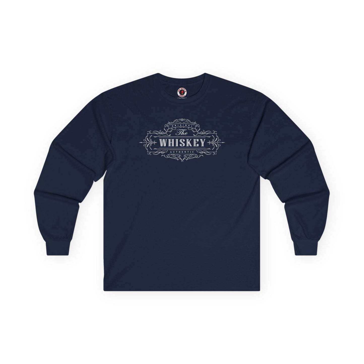 The Original Authentic Whiskey Long Sleeve Tee The Devil's Pickle