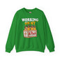 Working On My 6 Pack Crewneck Sweatshirt The Devil's Pickle
