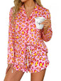 Women’s Milk Silk Leopard Print Pajama Set FitiqueFit
