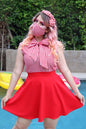 Berry Good / Red Gingham Reversible Mask Retrolicious