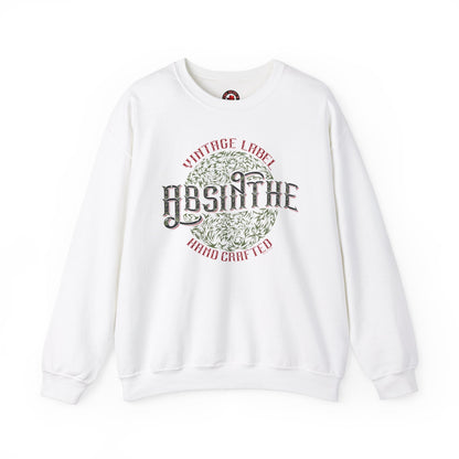 Vintage Label Absinthe Crewneck Sweatshirt The Devil's Pickle