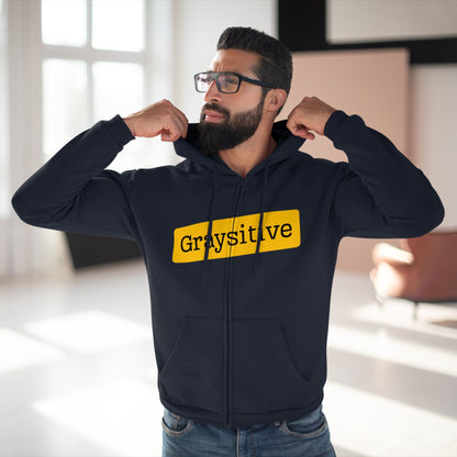 Unisex Hooded Zip Sweatshirt Grayceful LLC