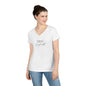 Grayceful 3 hearts Ladies' V-Neck T-Shirt Grayceful LLC