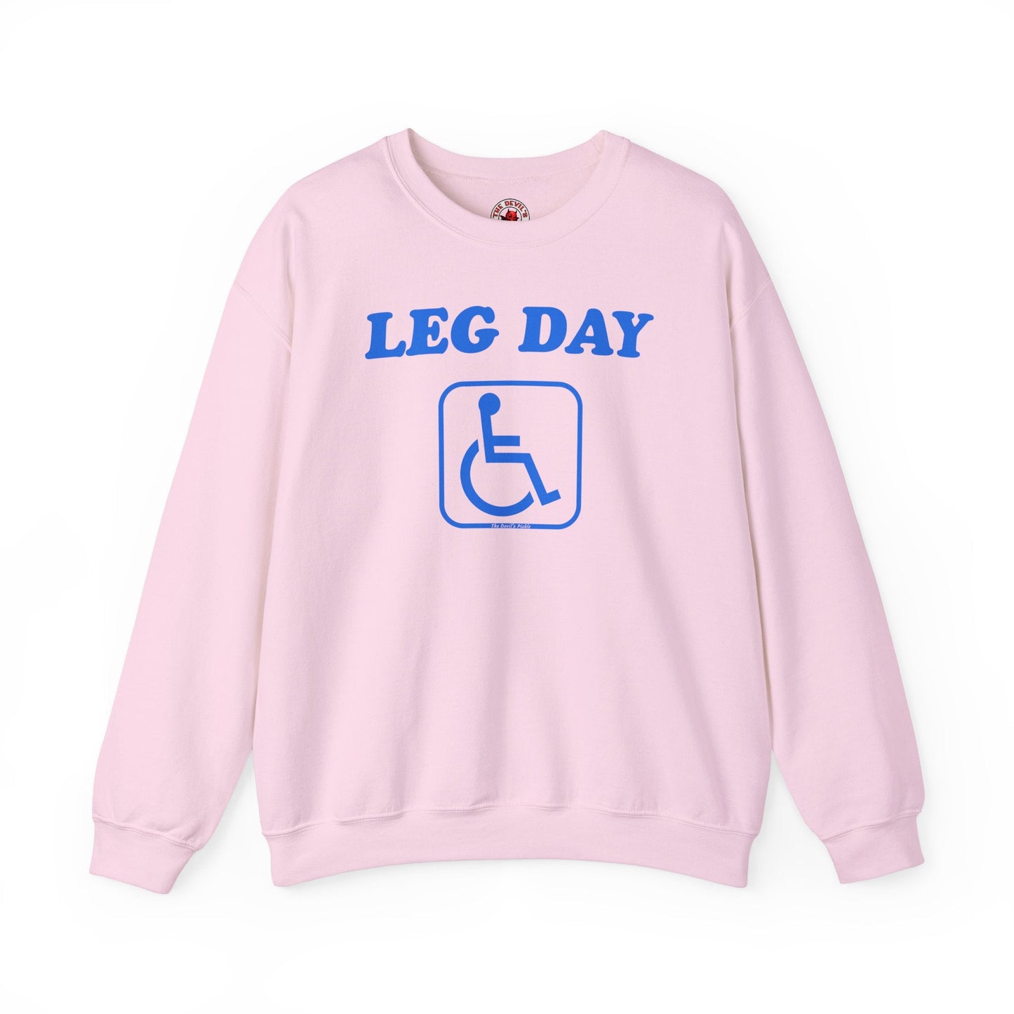 Leg Day Handicap Crewneck Sweatshirt The Devil's Pickle