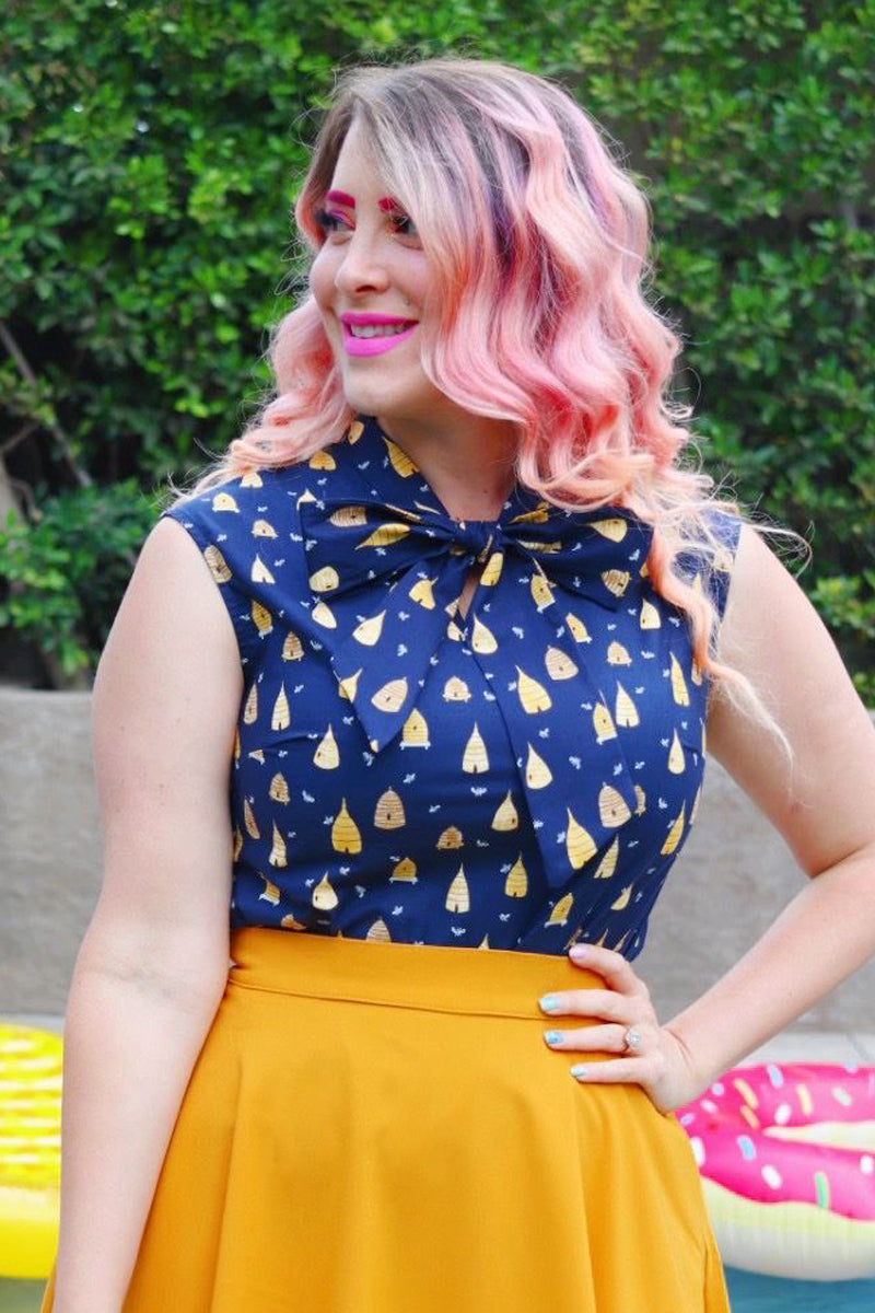 Beehive Bow Top Retrolicious