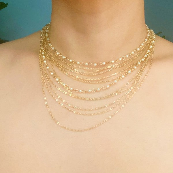Beautifully Draping Pearl And Chain Necklace Shop Style & More | Fresh Looks, Everyday Deals & Free Shipping