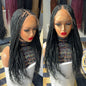 Frontal knotless braided wig  22 inches HOL stores