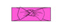 (SOLID, ribbed) Rainbow Royal - Headband Blush Lotus