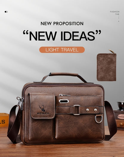 Men's Single-Shoulder Bag, Crossbody Bag, Business Messenger Bag, Shoulder Bag, Handbag, Casual Bag for Men NovaCart