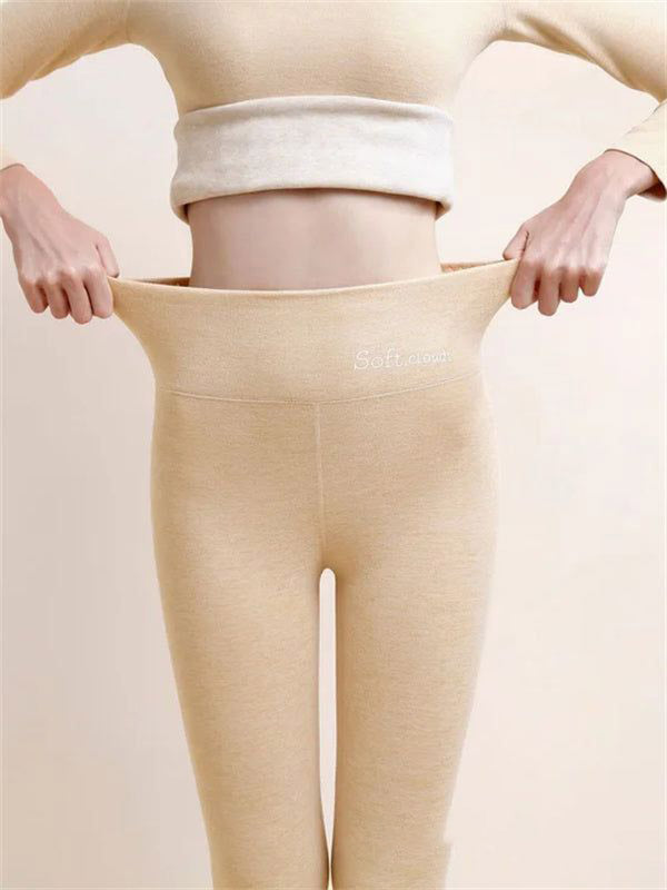 Women’s Fleece-Lined High-Waist Shark Leggings FitiqueFit