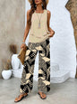 Women's 3D Print Two-Piece Vest & Pants Set – 12 Prints S–5XL FitiqueFit