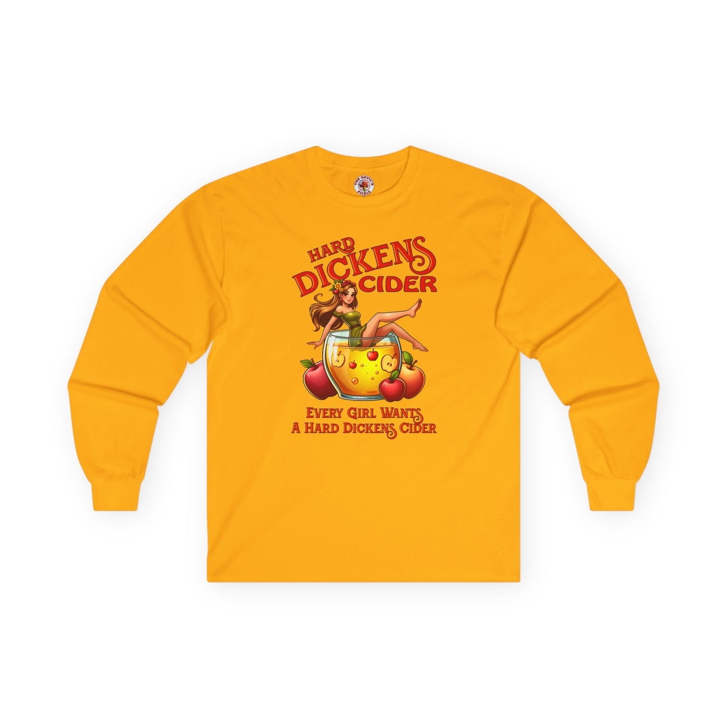 Hard Dickens Cider Long Sleeve Tee The Devil's Pickle