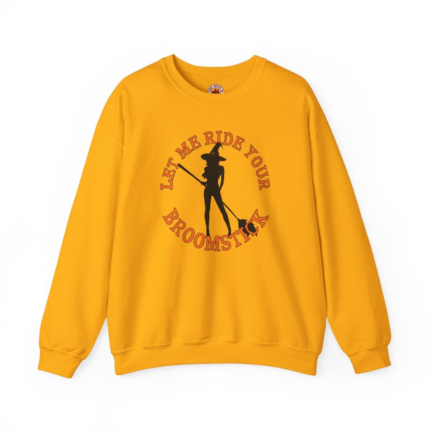 Let Me Ride Your Broomstick Crewneck Sweatshirt The Devil's Pickle