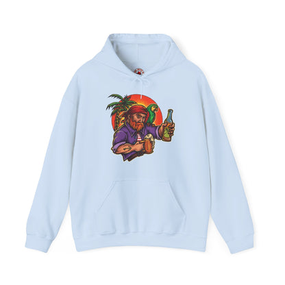 Sunset Pirate Beer Hooded Sweatshirt The Devil's Pickle