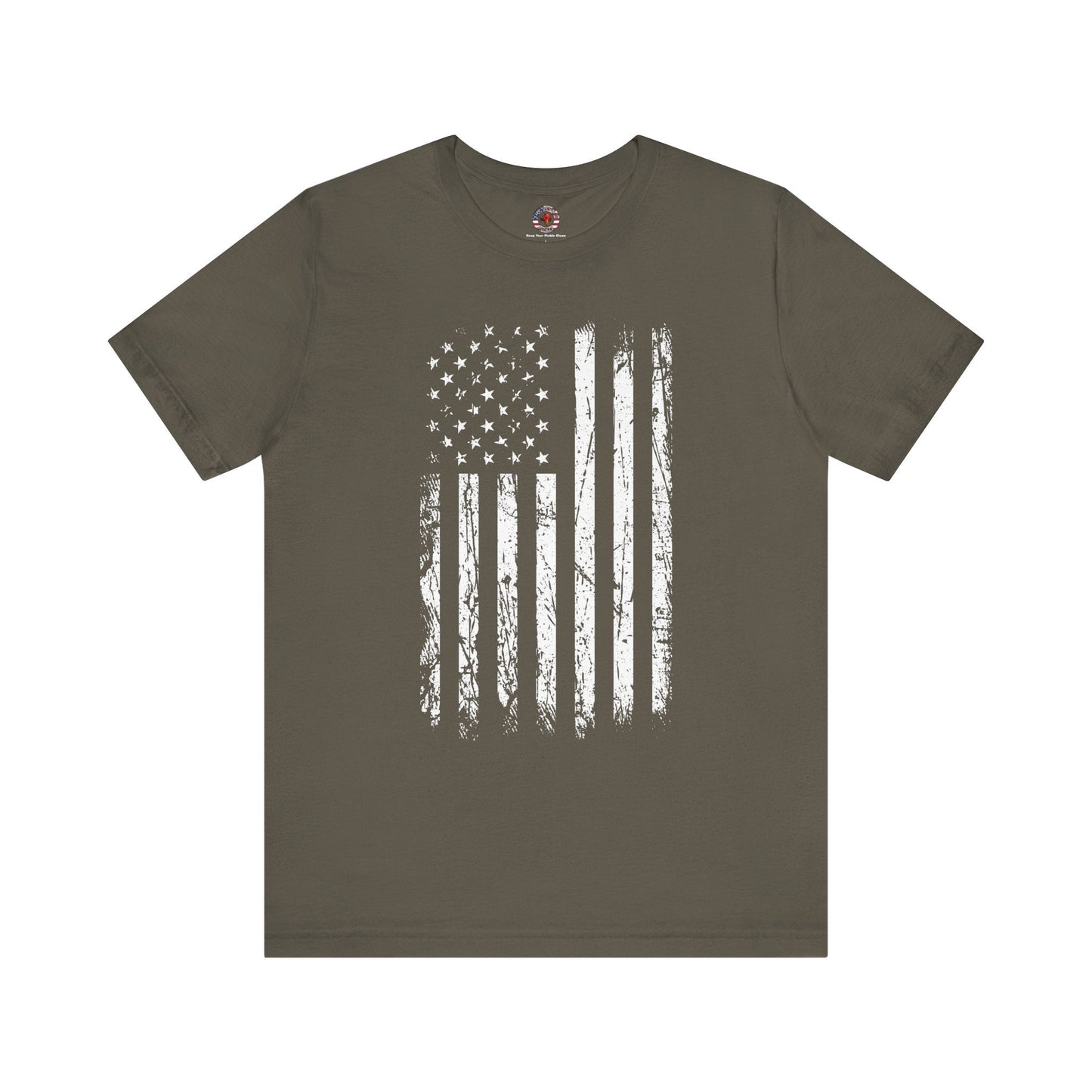 American Grunge Flag T-Shirt The Devil's Pickle