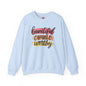 Beautiful Capable Worthy Crewneck Sweatshirt The Devil's Pickle