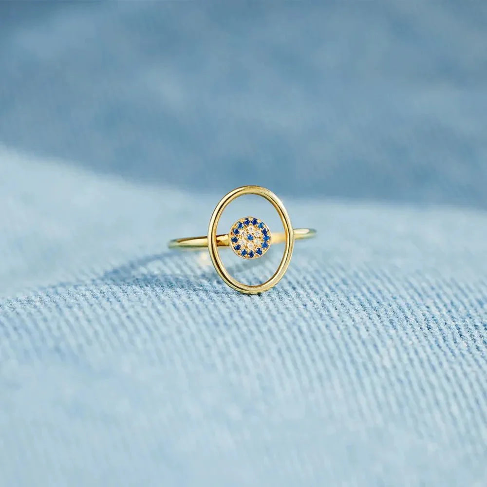Celestia Eye Ring Ivory Embers