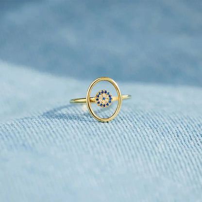 Celestia Eye Ring Ivory Embers