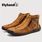 FLYLAND Fashion Vintage Chukka Boots Driving Walking Shoes Business Casual Ankle Boots Daily Work Office Shoes NovaCart