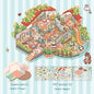 Landscape stickers large 3D stereoscopic scene collage miniature scene ledger stickers DIY stickers