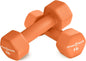 Neoprene Dumbbell Set of 2, Non-Slip, Hex Shape, Free Weights for Muscle Toning and Strength Building - Portable Home Gym Hand Weights