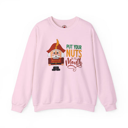 Put Your Nuts In My Mouth Crewneck Sweatshirt The Devil's Pickle