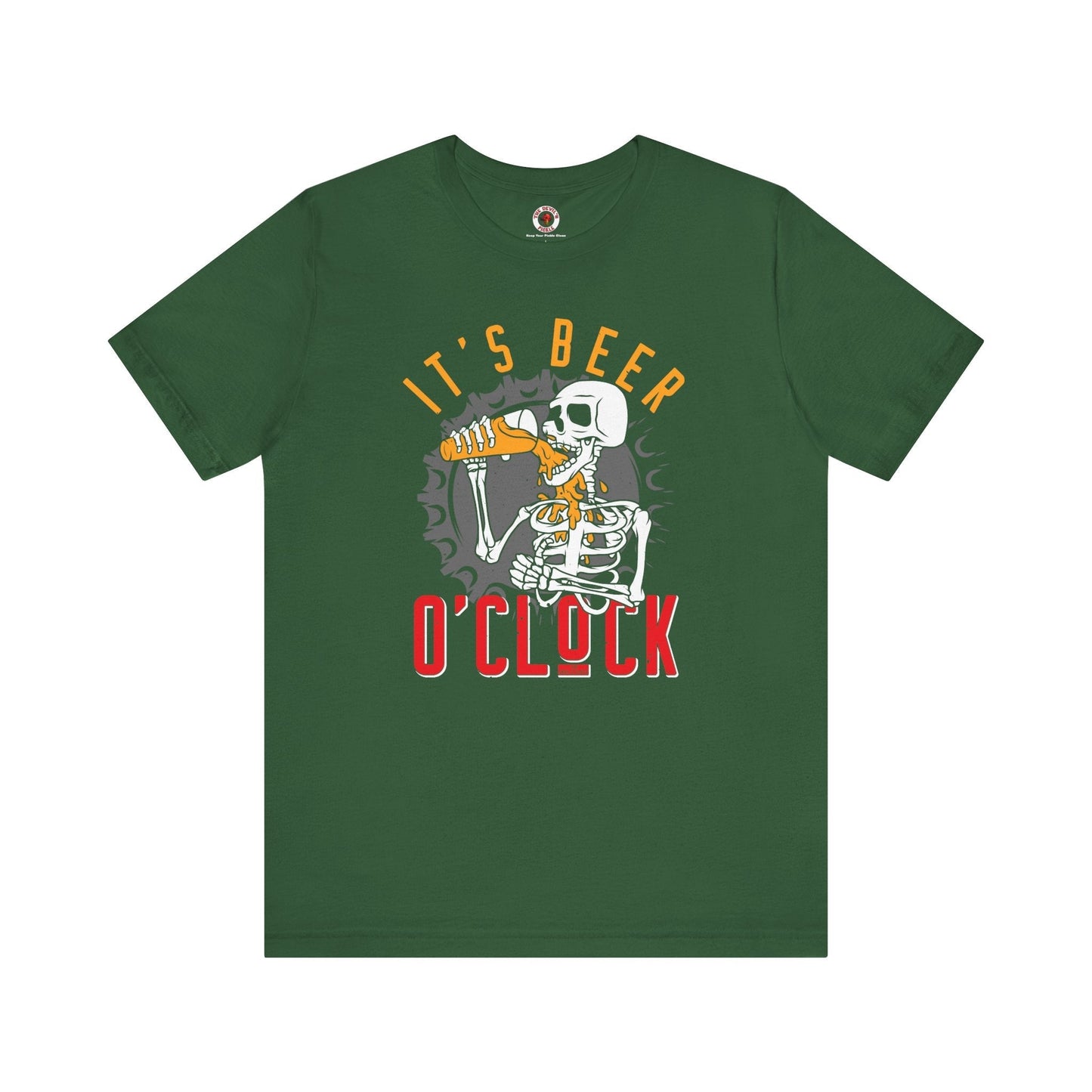 It's Beer O'Clock Skeleton T-Shirt The Devil's Pickle