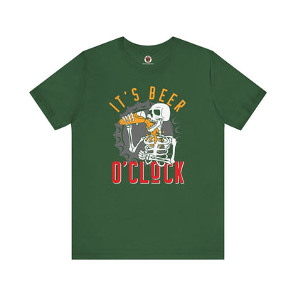It's Beer O'Clock Skeleton T-Shirt The Devil's Pickle