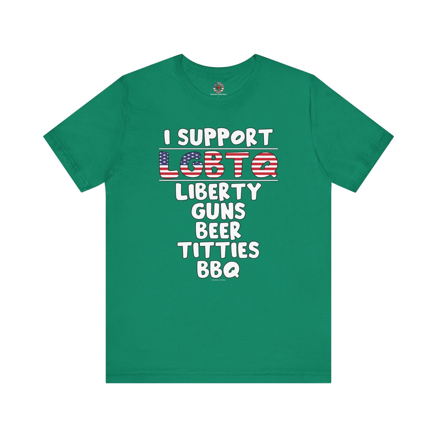 I Support LGBTQ T-Shirt The Devil's Pickle